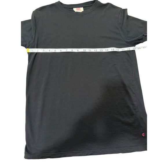 IO BioCompatibles Black T-Shirt Ride Wool Short Sleeve Base-Layer Top Men Size M - Picture 5 of 8